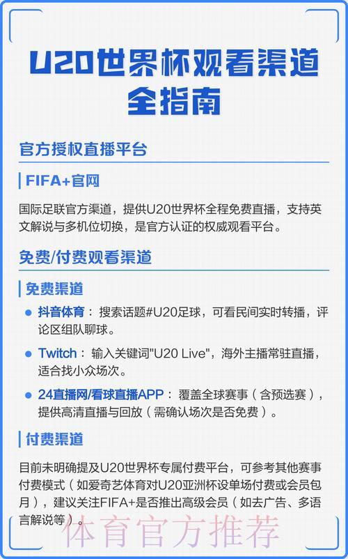 世界杯观赛平台全面评测：付费与免费直播渠道哪家强